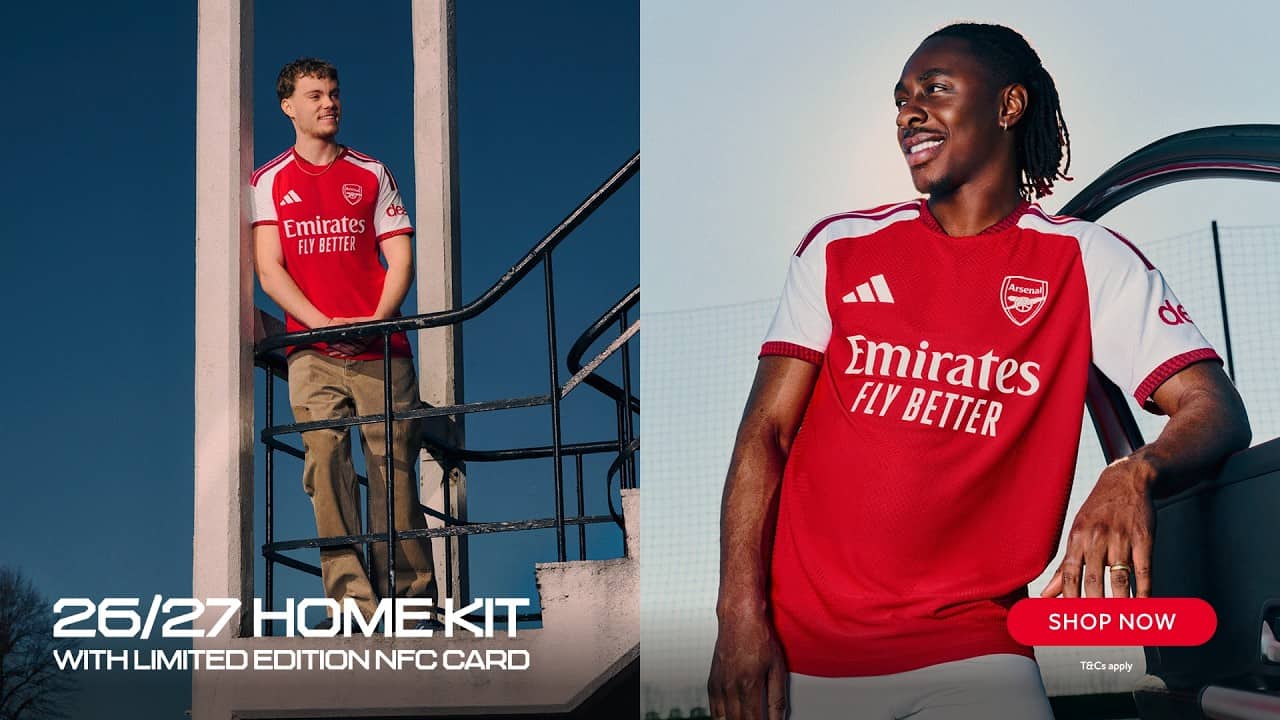Arsenal x adidas Football: 2026/27 Home Kit | A Different Kind of Connection ❤️