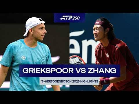 Tallon Griekspoor vs. Zhizhen Zhang Highlights | ‘s-Hertogenbosch 2026 Round 2