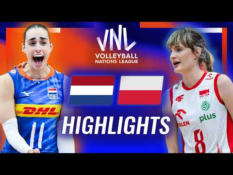 Netherlands 🇳🇱 vs. Poland 🇵🇱 - Highlights | Week 2 | Women's VNL 2026
