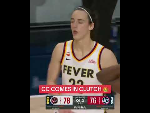Caitlin Clark seals the win for the Fever with a dagger 🔥