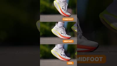 Footstrike comparison between the Mizuno Neo Vista 3 - which one are you?