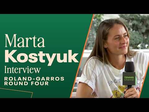 Marta Kostyuk talks win over Swiatek, upcoming quarterfinal against Svitolina 🫶 | 2026 Roland Garros