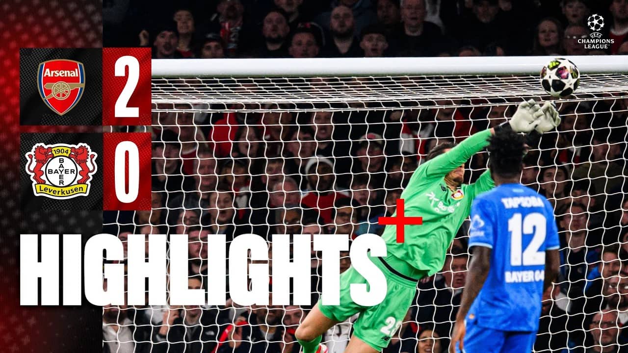 Highlights Arsenal - Leverkusen 2-0 | Big Blaswich saves, stunning goals | Champions League