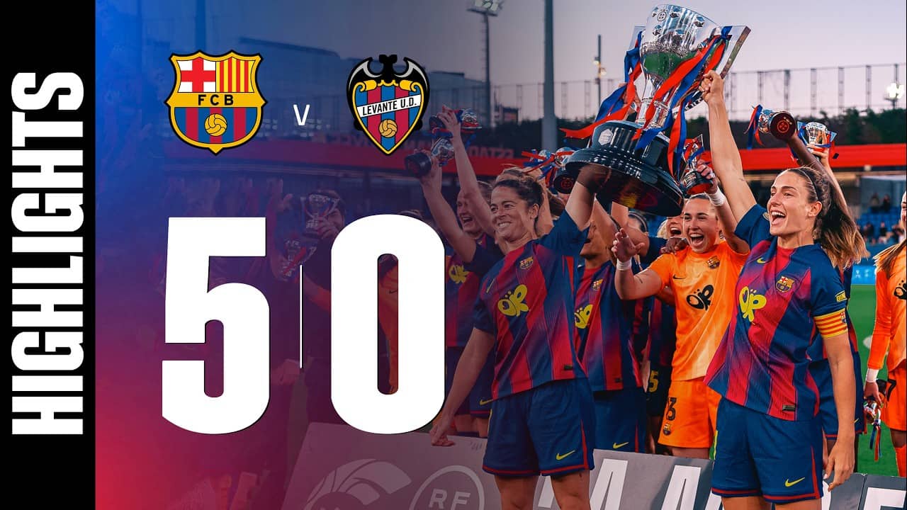 HIGHLIGHTS | FC BARCELONA 5 vs 0 LEVANTE |π | Liga F π΅π΄