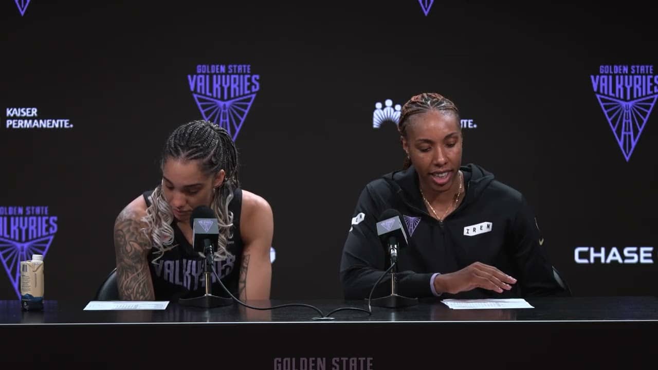 Gabby Williams and Kayla Thornton on Golden State Valkyries loss vs. Las Vegas Aces | May 31, 2026