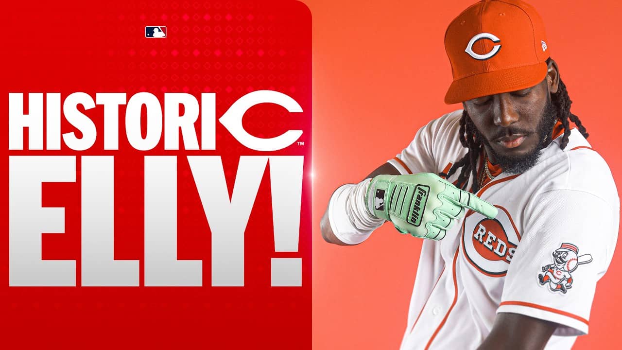 Elly De La Cruz's 10 homers are tied for the most in Reds history before May 1 | MLB Highlights
