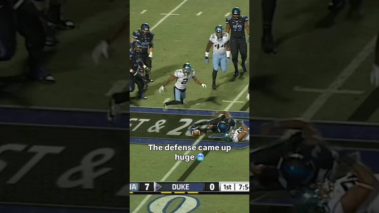 They swarmed them π₯ #unc #accfootball #collegefootball