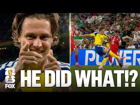 Sweden’s Mattias Svanberg scores goal immediately after entering game | 2026 FIFA World Cup™