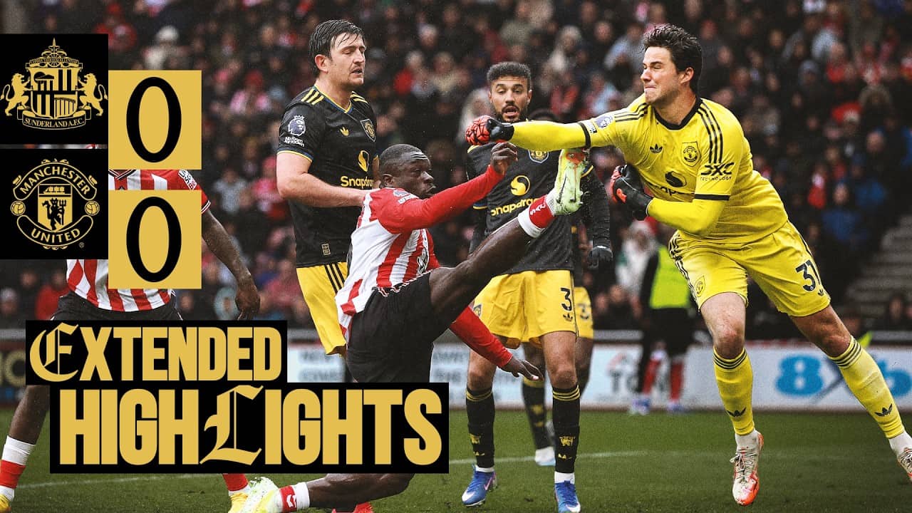 Senne On Fire! ๐งค๐ฅ | Sunderland v Man Utd | Extended Highlights