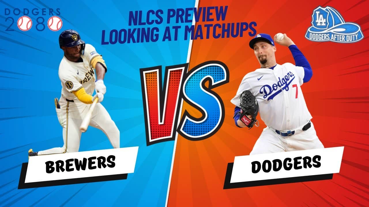 BMP Live: Dodgers And Brewers NLCS Matchups Batter vs Pitcher #brewers