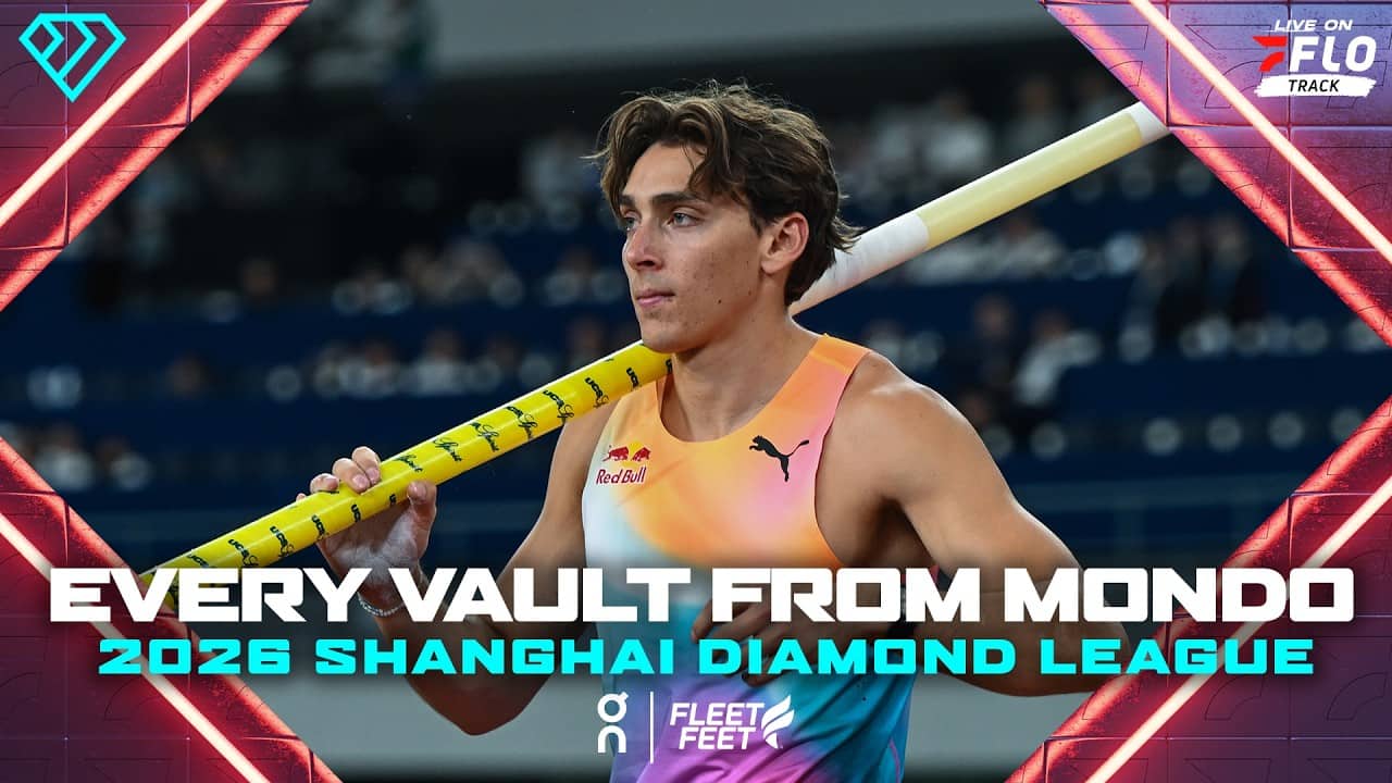 Every Vault From Mondo Duplantis at The Shanghai Diamond League 2026