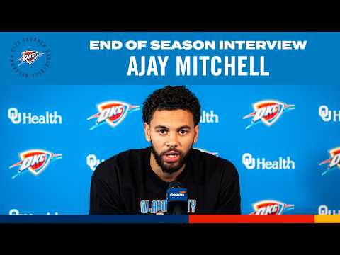 Ajay Mitchell | 2025-26 End-of-Season Interviews | OKC Thunder