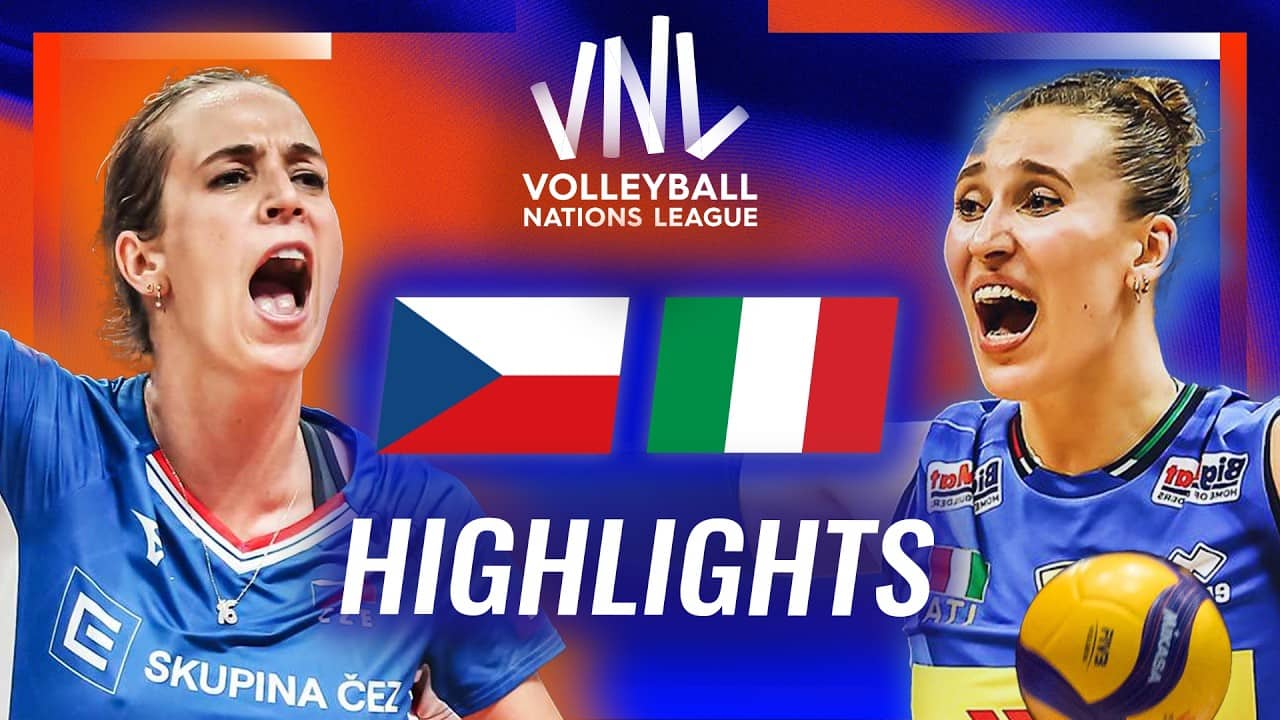 Czechia 🇨🇿 vs. Italy 🇮🇹 - Highlights | Week 2 | Women's VNL 2026