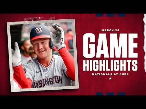 Nationals vs. Cubs Highlights (3/26/26) | MLB Highlights