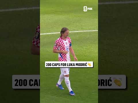 Croatia captain Luka Modrić makes his 200th appearance 🇭🇷
