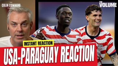 USA Dominates Paraguay, "Best Half of Soccer Ever" | Colin Cowherd World Cup Reaction