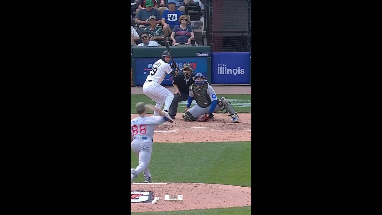 TRISTAN PETERS FIRST CAREER HOME RUN IS A GOOD ONE! #homerun #MLB #highlight