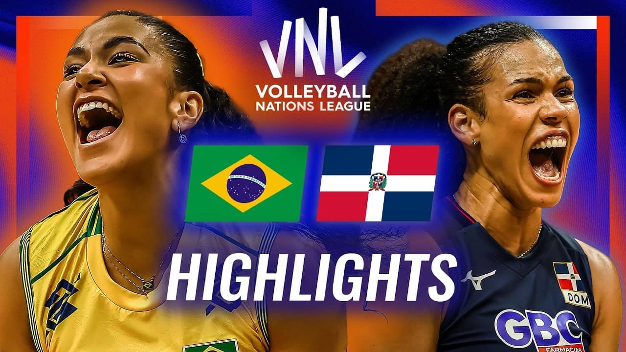 Brazil π§π· vs. Dominican Republic π©π΄ - Highlights | Week 1 | Women's VNL 2026