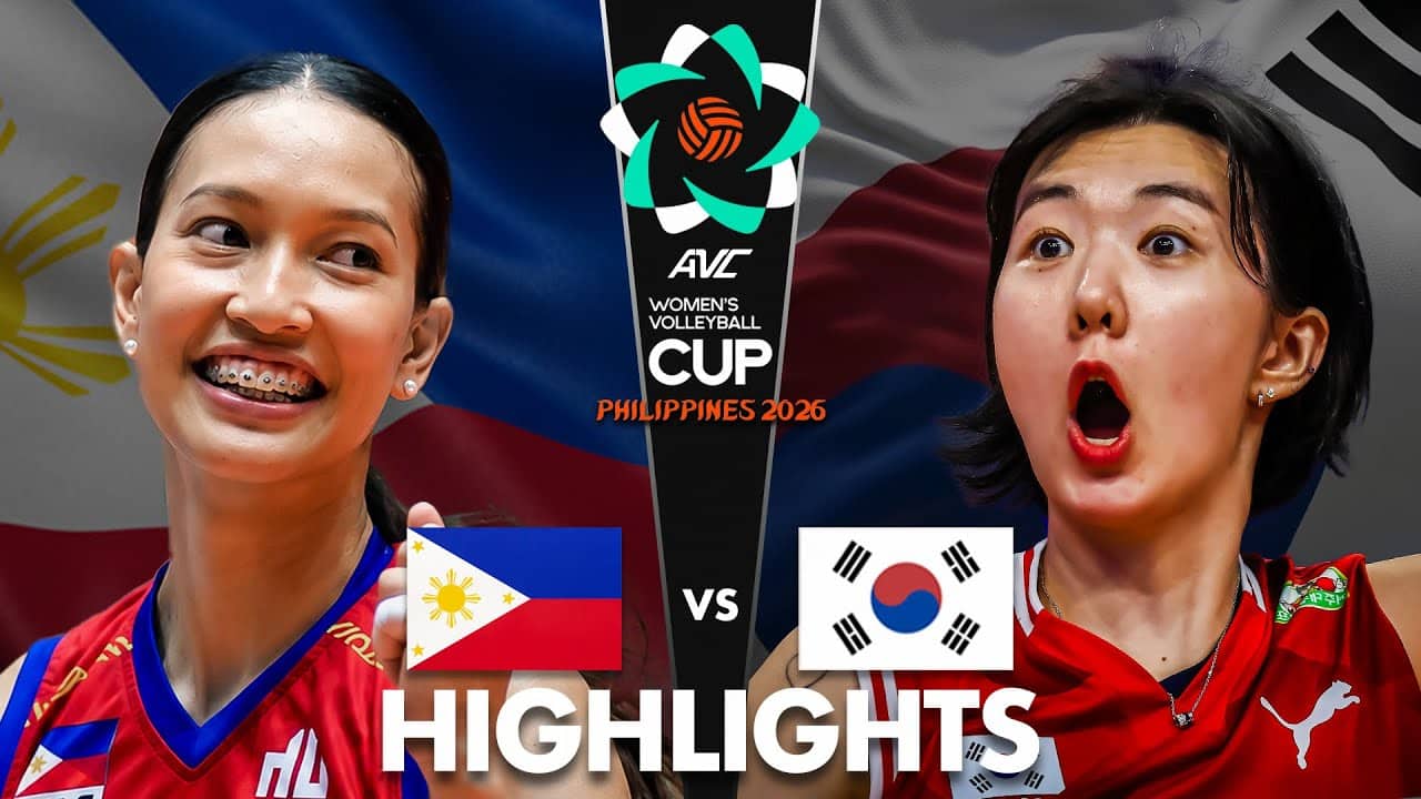 Philippines 🇵🇠vs South Korea 🇰🇷 | Highlights | AVC Women's Cup 2026