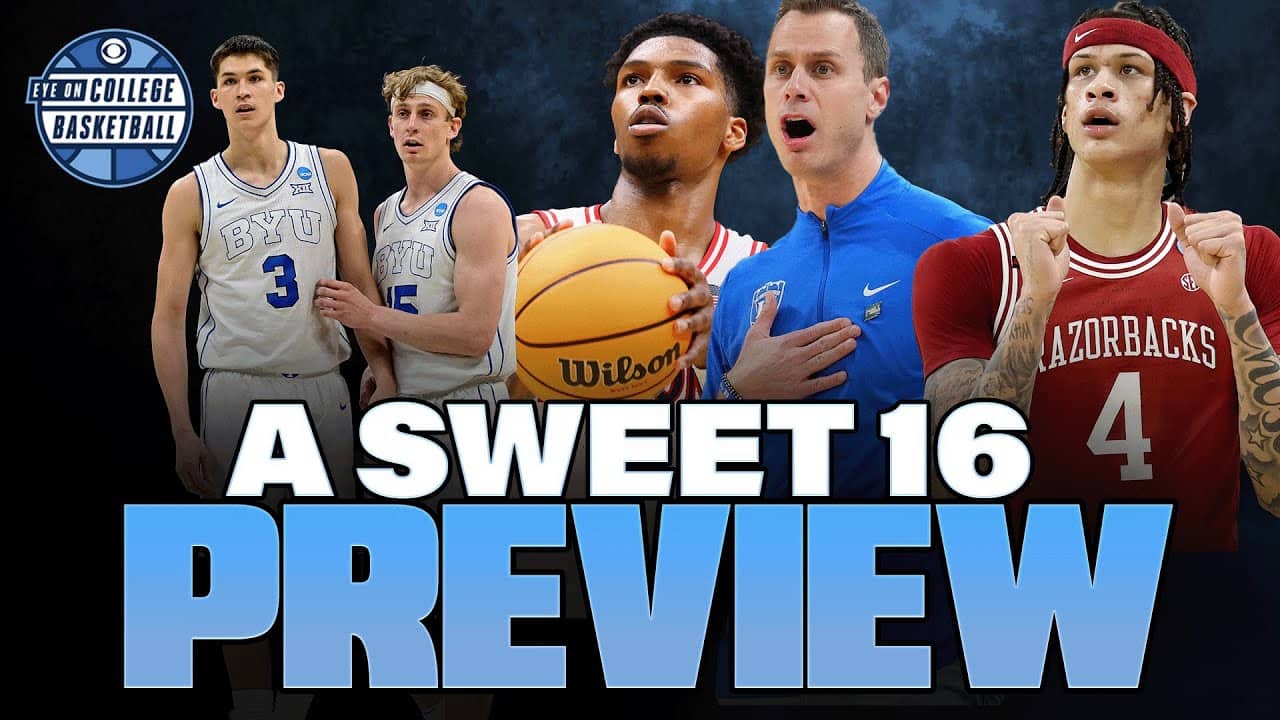 Sweet 16 Preview: Arkansas' impressive run, can a Big Ten team win? Coaching updates | March Madness