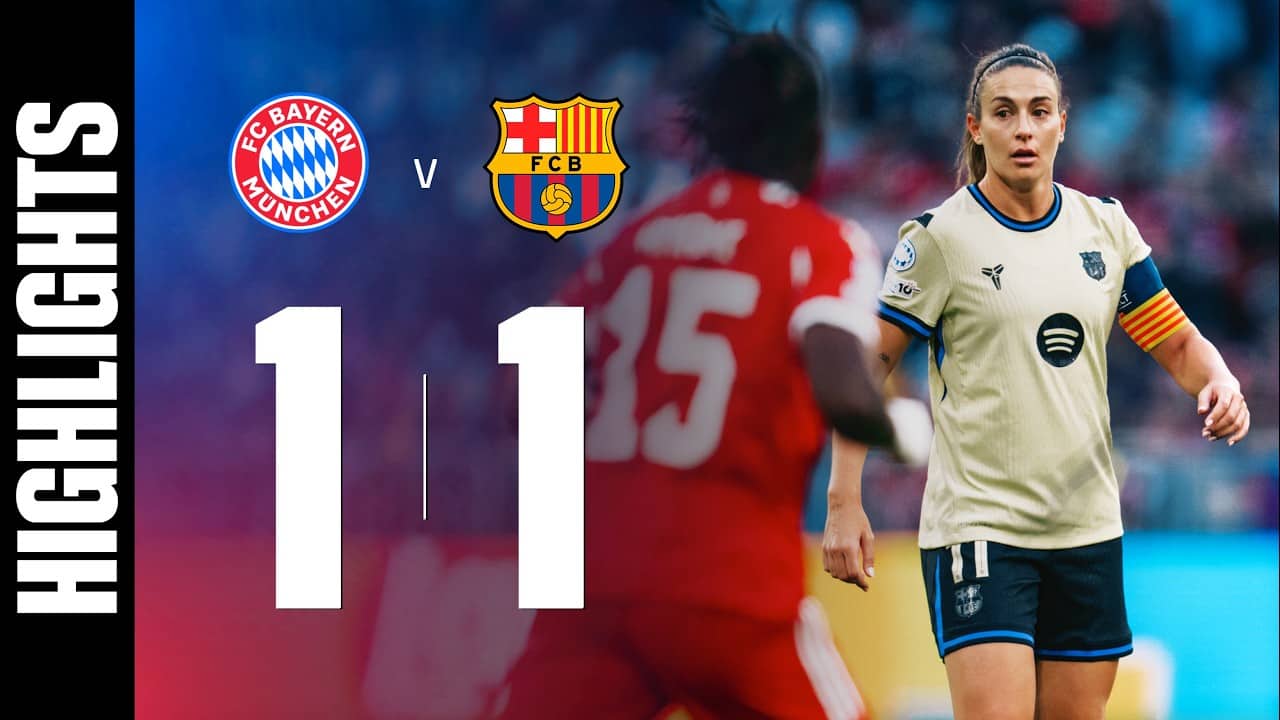 HIGHLIGHTS | FC BAYERN 1 vs 1 FC BARCELONA | UEFA WOMEN'S CHAMPIONS LEAGUE π΅π΄
