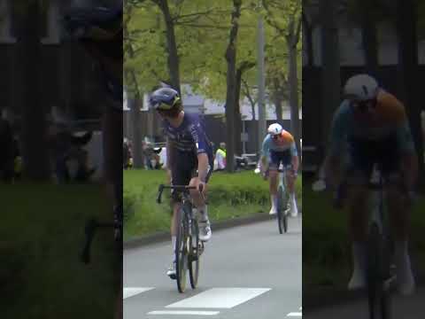 Where is he off to? ๐
Marco Frigo making his own route in Amstel Gold Race.