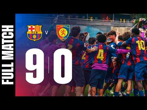 FULL MATCH | FC BARCELONA U19 A 9 vs 0 UD MONTECARLO π΅π΄