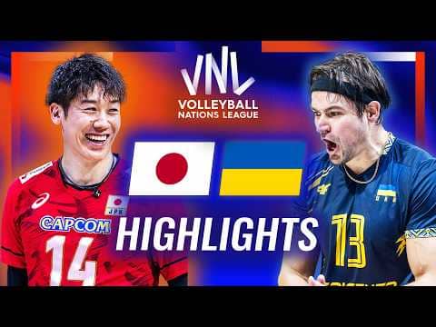 Japan ๐ฏ๐ต vs. Ukraine ๐บ๐ฆ - Highlights | Week 1 | Men's VNL 2026