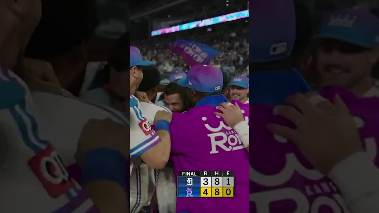 Kyle Isbel Walks It Off To Cap Off An Incredible Night #kcroyals #walkoff #baseballhighlights #MLB