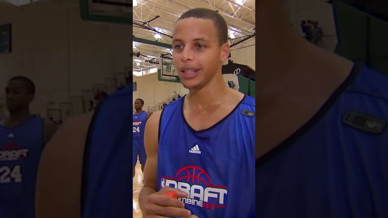 Stephen Curry Putting on a Show at the 2009 NBA Draft Combine | #shorts