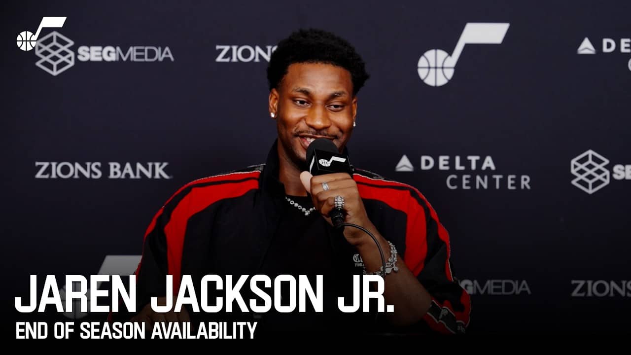 JAREN JACKSON JR. 2025-26 End of Season Media Availability ποΈ | UTAH JAZZ
