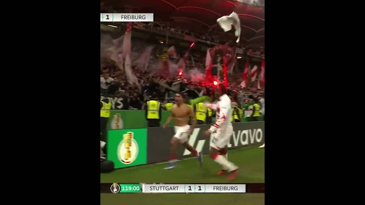 THE GOAL THAT SENT STUTTGART TO THE GERMAN CUP FINAL π±