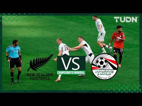 LO MEJOR: Nueva Zelanda vs Egipto | Primer Tiempo | TUDN