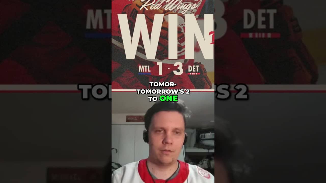 Red Wings Rant Bruins Prediction: Victory! #shorts