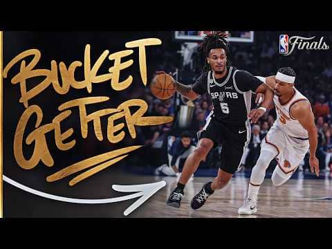 Stephon Castle Top Plays of the Spurs 2026 NBA Finals Run!