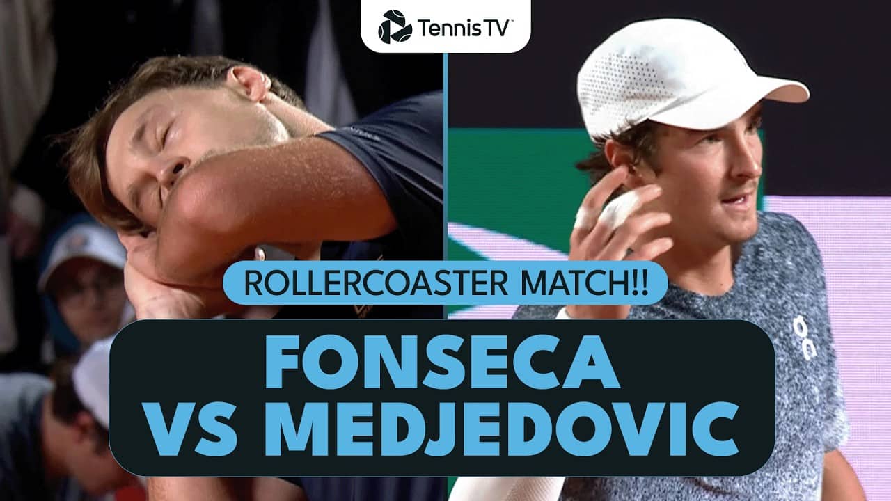 Joao Fonseca vs Hamad Medjedovic ROLLERCOASTER Match! | Rome 2026