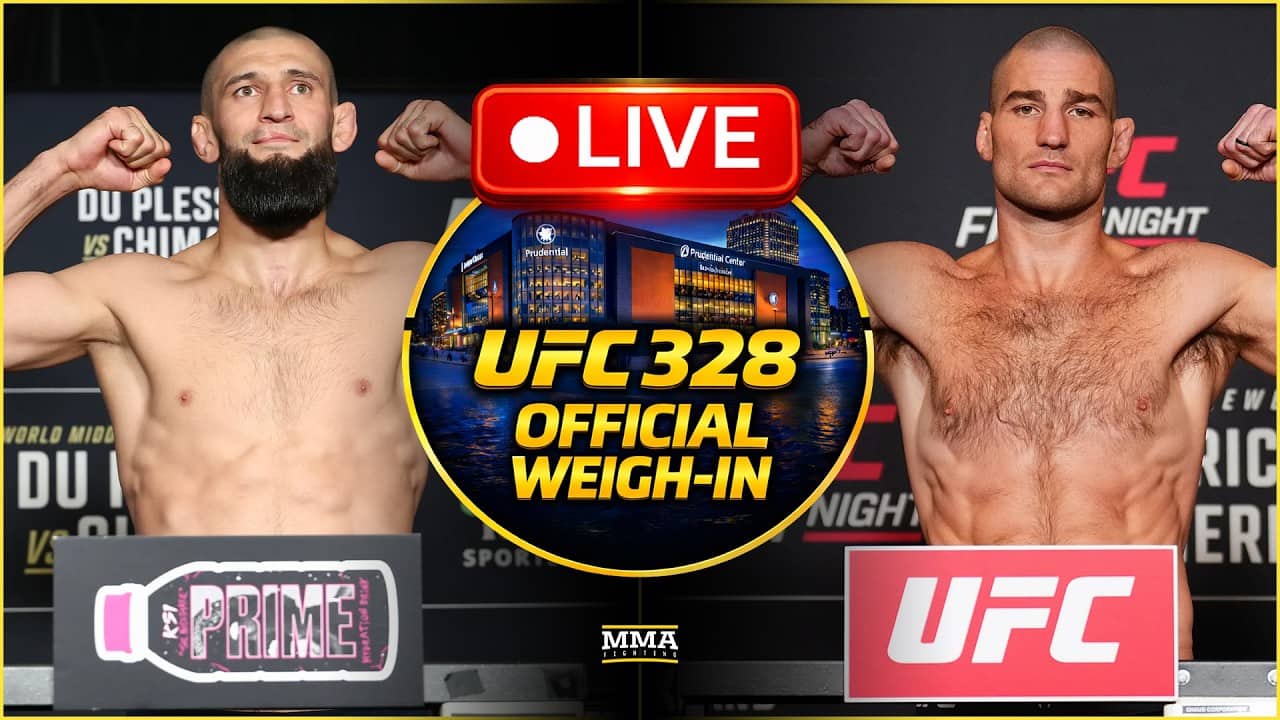 UFC 328: Chimaev vs. Strickland Official Weigh-In | MMA Fighting