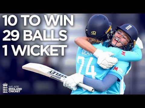 10 To Win...1 Wicket Remaining