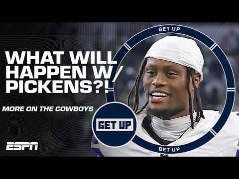 Jeff Darlington BELIEVES there will be ‘NO DRAMA’ between the Cowboys & George Pickens 👀 | Get Up