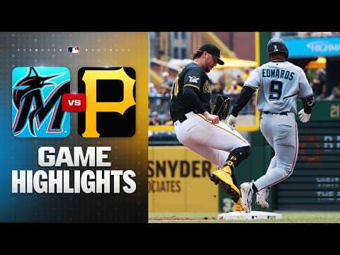 Marlins vs. Pirates Game Highlights (6/14/26) | MLB Highlights