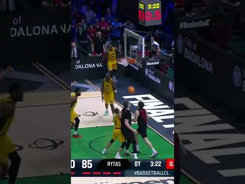 Sargiunas delivering assists when it mattered the most 😮💨 #BasketballCL