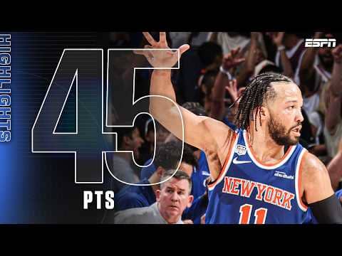 JALEN BRUNSON SCORES 45 PTS IN GAME 5 TO LEAD THE KNICKS TO AN NBA CHAMPIONSHIP π | NBA on ESPN