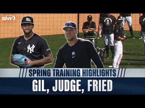 Aaron Judge in action, Luis Gil in the bullpen, Max Fried live BP | Yankees Spring Training