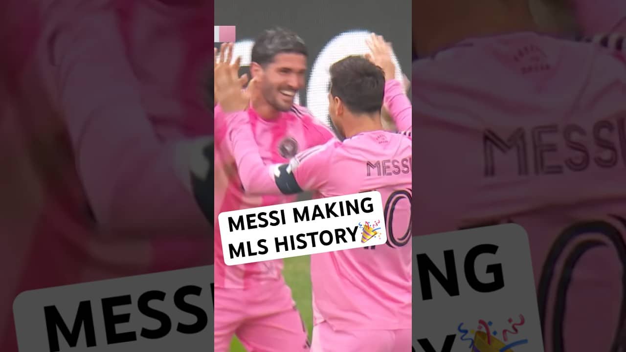 Messi is the FASTEST @mls player to reach 100 goal contributions (goals+assists)! ๐๐คฏ๐