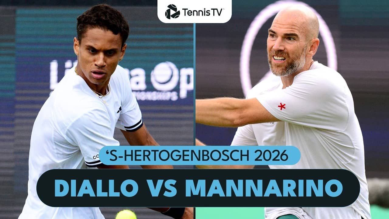 Defending Champion Gabriel Diallo Takes On Adrian Mannarino | ‘s-Hertogenbosch 2026 Match Highlights
