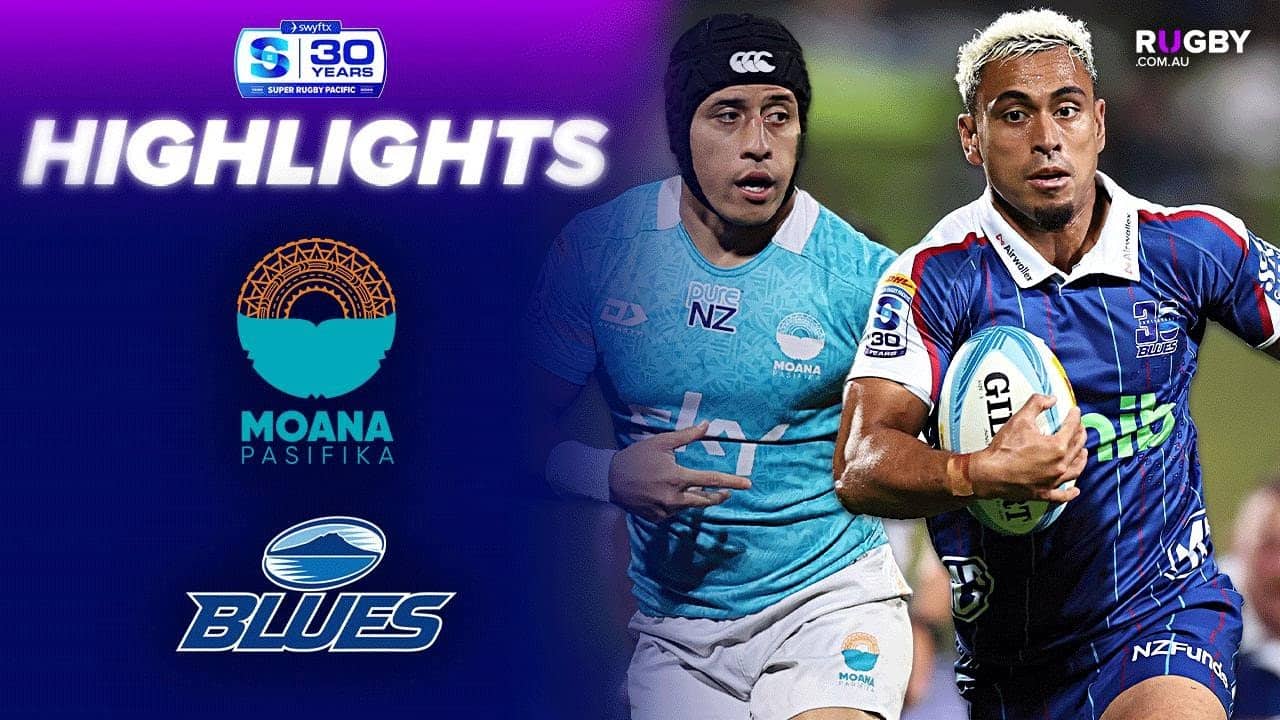 Moana Pasifika v Blues Highlights | Round 12 | Super Rugby Pacific 2026