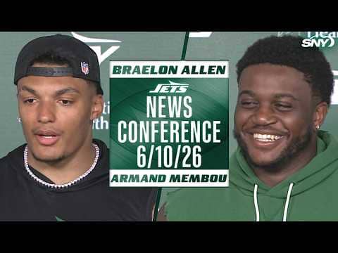 Braelon Allen on his recovery for 2026 season, Armand Membou talks prep for second season with Jets