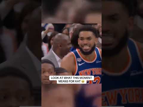 Karl-Anthony Towns reaction to the Knicks becoming NBA Champions ๐