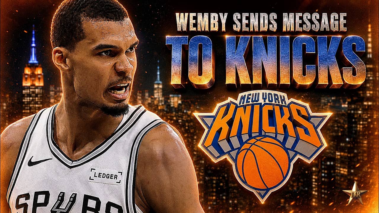 Wemby Sends Message To Knicks! Spurs Players Address NBA Finals Series Against NY... | Knicks News