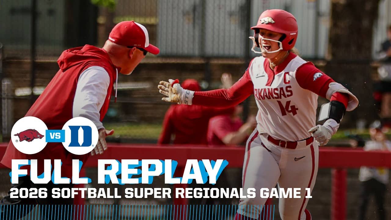 Arkansas vs. Duke: 2026 NCAA softball super regionals Game 1 | FULL REPLAY